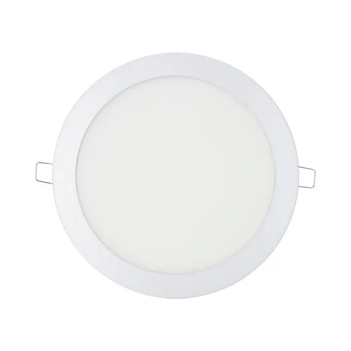 downlight led empotrable redondo 20w luz dia 4000k 1500lm cromado ø22,5cm edm - 1