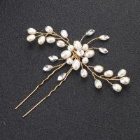 Pins De Cabello De Boda Elegante Con Perlas Y Flores Hechas a Mano Accesorios De Crystals Para Novia Y Damas De Honor Decoración De Cabello De Fiesta - details 2