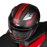Casco De Motocicleta GXT Abs Para Hombres Y Mujeres Con Lente Doble Estilo Abierta Peso 1200g Adecuado Para Cuatro Estaciones Scooter - details 2