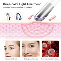 Dispositivo De Belleza Para Los Ojos 5 En 1 Masajeador Facial Terapia De Luz Roja LED Herramienta De Cuidado De La Piel Para Relax Circulos Oscuros Bolsas Y Puffiness - details 3