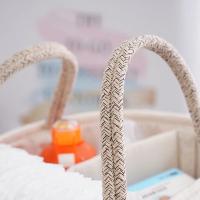 Bolsa Multifuncional Para Mamá Almacenamiento Portátil De Pañales Y Botellas De Alimentación Cesta De Algodón Para Viajes - details 4