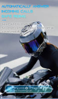 Auriculares Inalámbricos Para Casco De Motocicleta Con Función De Llamada Hands-Free Impermeables Reproductor De Música Moto Helmet - details 2