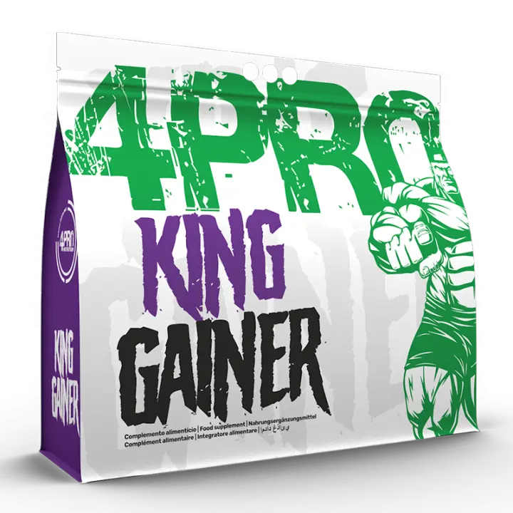 4-PRO Nutrition King Gainer 5 kilos - Ganador de Peso - Subir volumen rápido - 1