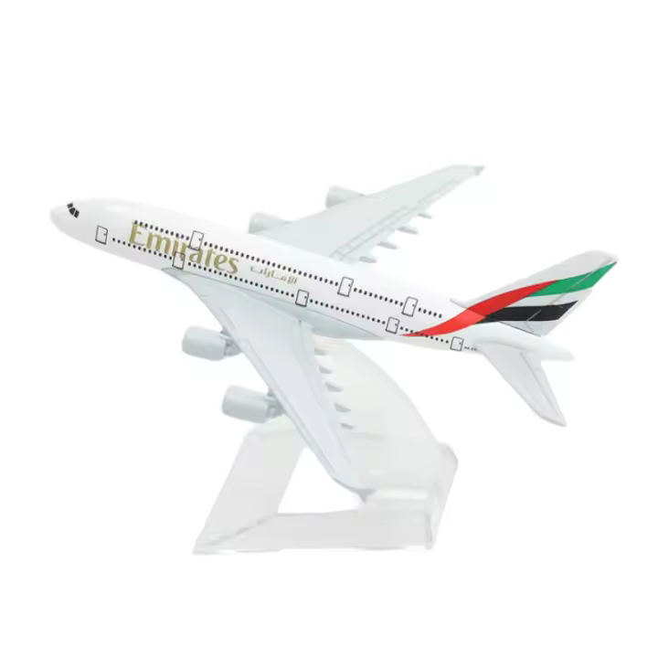 Replica De Avión De Metal a Escala 1:400 Modelos Dieciseis Aviación Miniatura Decoración Para El Hogar Juguete Para Niños Boy Toy Fly Emirates A380 B777 - 1