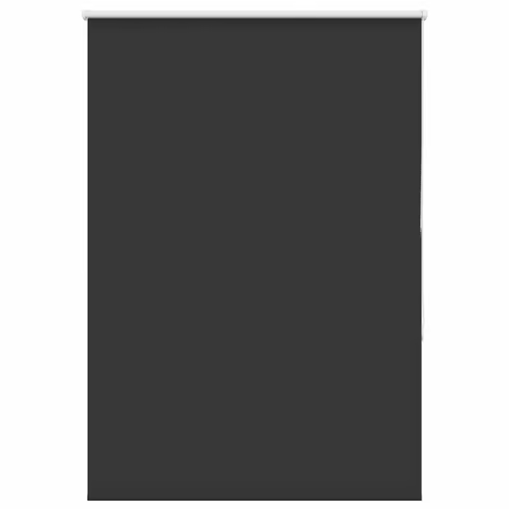 vidaXL Estor Enrollable Opaco negro 115x150 cm Tela Ancho 110,7 cm - 1