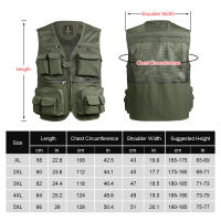 Chaleco De Pesca Transpirable Con Bolsillos De Cierre Para Actividades Al Aire Libre Y Viajes De Verano Chaleco De Trabajo De Malla Polyester Impermeable - details 4