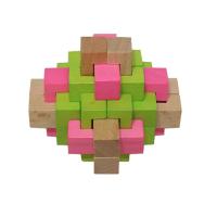 Juego De Puzzle Interlocking De Madera 3D IQ Brain Teaser Kong Ming Lock Lu Ban Para Adultos Y Niños Juguete De Desafío Mental - details 4