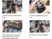 Turboengin De Acceso Al Aire Del Coche 55mm Con Ventilador Individual Super Cargador De Turbina Ahorrador De Gasolina - details 3