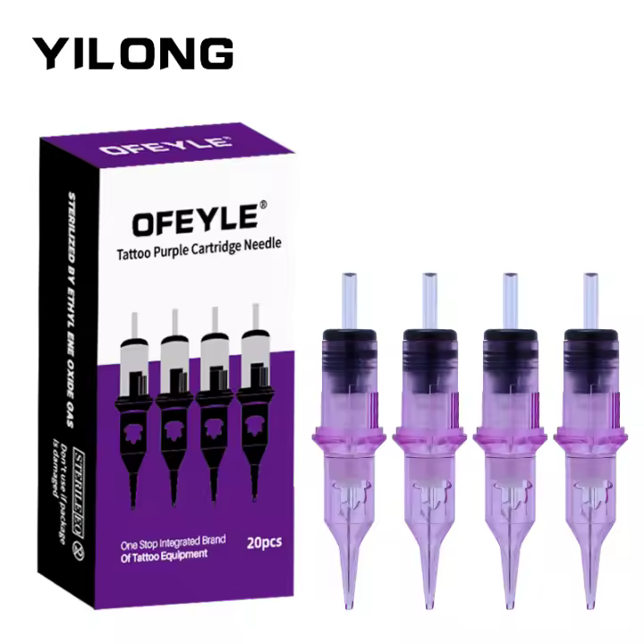 20PCS YILONG Desechable Cartridge De Tatuaje Agujas 1RL/3RL/3F/5F 0.18/0.2/0.25/0.3MM Para Maquillaje Permanente Cejas Y Tatuajes - 1