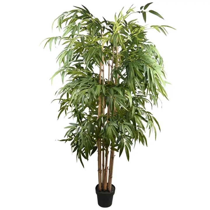 Poenia Arte Floral - Árbol Artificial Bambú con maceta 210cm - REF 630777 - Decoración Realista - 1