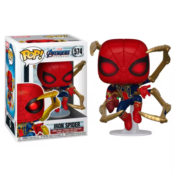 Figura POP Marvel Vengadores Endgame Iron Spider with Nano Gauntlet - 1