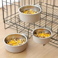 Tazón De Alimentos Para Perros Acero Inoxidable Ajustable Anti Volcado Perfecto Para Alimentación Y Agua Colgante Para Perros - details 1