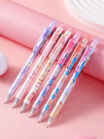 6pcs Bolígrafo De Gel Erasable 0.5mm Tinta Azul/negra Suministros Escolares Oficina Estudiante Escritura Prueba Estaciónery - details 5
