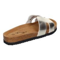 PuntoSalao Sandalias doradas planas bajas para mujer cómodas M-235 - details 2