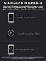 Cámara De Dome HD Wireless WiFi Con Visión Nocturna IR Y Rotación De 360 Grados Cámara Panorámica HD Para Seguridad Doméstica - details 6