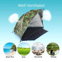 Carpa Ultraligera Para 2 Personas Protección UV Para Playa Pesca Picnic Parque Verano Sombra Refugio Carpa De Exterior - details 81