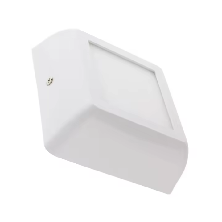 Ledkia Plafón LED 6W Cuadrado Metal 122x122 mm Design White - 1