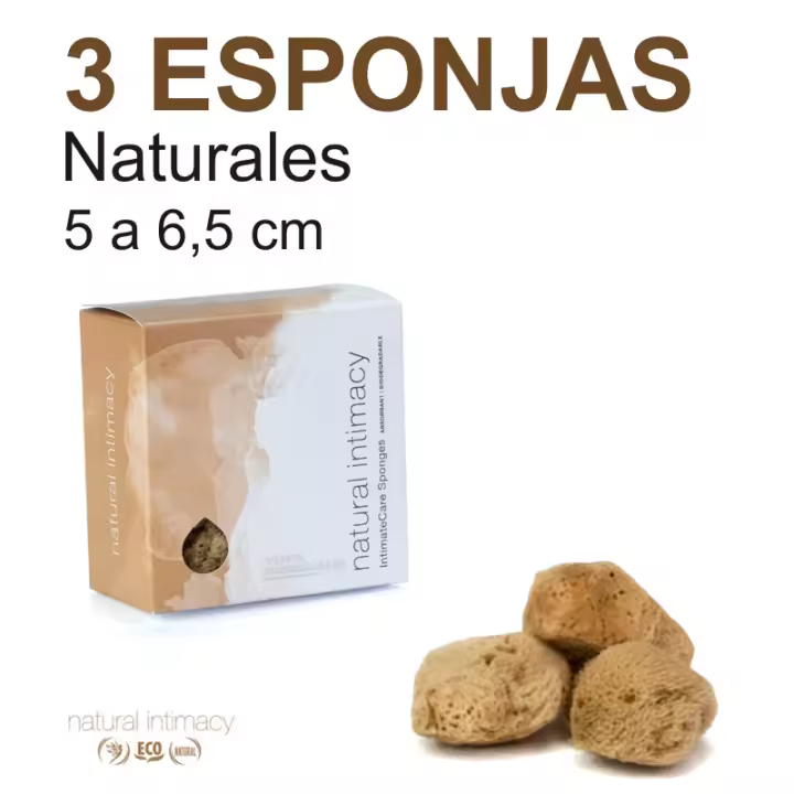 Natural Intimacy 3 Esponjas Menstruales Marinas Medianas - Natural Intimacy 5060244482128 - 1