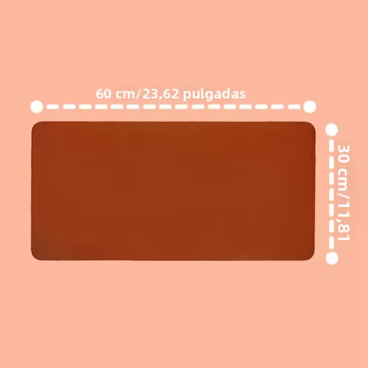 Alfombrilla De Ratón Grande 600x300mm Protector De Escritorio De Cuero PU Impermeable Para Oficina Teclado Y Juegos - 1