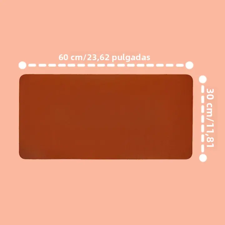 Alfombrilla De Ratón Grande 600x300mm Protector De Escritorio De Cuero PU Impermeable Para Oficina Teclado Y Juegos - 1