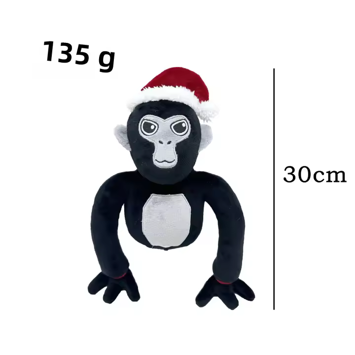 Juguete De Peluche Gorila Polychrome Gorilla Tag Monke Muñeco De Peluche Suave Para Decoración Del Sofa Dibujos Animados Regalos Creativos Para Niños - 1