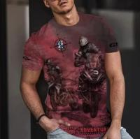 Camiseta Casual 3D Para Hombres Motociclista Diseño Sencillo Aventura Motorrad Enduro Estilo GS 1200R Polyester Transpirable Ligera Secado Rápido Sin Arrugas - details 3