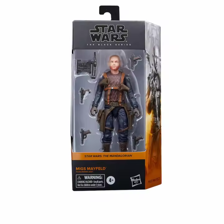 Figura Star Wars The Black Series Migs Mayfeld, Star Wars The Mandalorian - Coleccionables de Star Wars - Figura de Acción 6 Pulgadas - 1