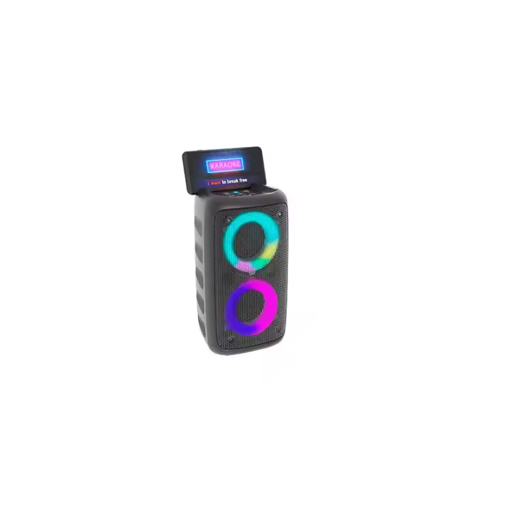 Altavoz Portátil Bluetooth 100W Negro con Batería Recargable - Conexión USB y SD - 1