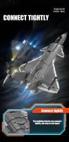 Modelo De Avión De Combate Militar En Bloques De Construcción Para Barco WW2 Juguetes Educativos Para Niños Con Soldados MOC Bloques Regalo Para Boys - details 2