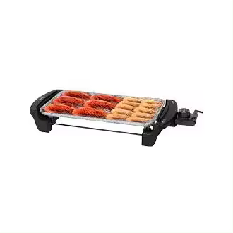 Cecotec 3052 Rock&Water 2000. Plancha eléctrica con 1800 W Revestimiento Piedra RockStone Termostato regulable Piezas aptas para lavavajillas  Amplia Superficie de cocinado Cajetín recogegrasas. - 1