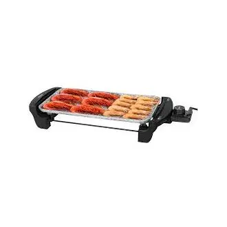 Cecotec 3052 Rock&Water 2000. Plancha eléctrica con 1800 W Revestimiento Piedra RockStone Termostato regulable Piezas aptas para lavavajillas  Amplia Superficie de cocinado Cajetín recogegrasas. - 1