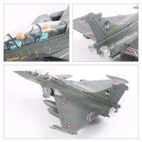 Modelo De Avión Militar Rafale Fighter De Aleación Regreso Acústico Y Óptico Adorno Juguete Para Coleccionistas Y Adultos - details 2