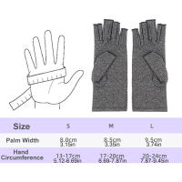 Guantes De Compresión Para Mano Sin Dedos Alivio Del Dolor Y Confort Unisex Material De Algodón Y Spandex Para Adultos - details 2