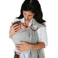 Portabebés con Anillo, portabebés de Algodón, envoltura para recién nacidos, asiento de cadera transpired, cubierta elástica para Lactancia Infantil, viaje al Aire Libre - details 14