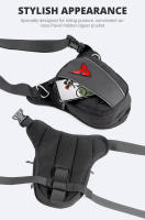 Bolsa De Pierna Para Motocicleta Impermeable Mochila De Cintura Táctica Para Viaje Con Bolsillo Para Teléfono Móvil - details 5