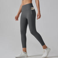 Leggings Para Mujer Con Bolsillos Pantalones De Yoga Para Gimnasio Deporte Fitness De Cintura Alta Control De Abdomen Para Correr Entrenamiento - details 10