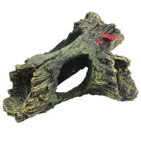 Adornos De Acuario De Resina Ocasión Decoración Artificial Hueco Árbol Tunnel Cueva Para Tanque De Peces Paisajismo Decorativo - details 9