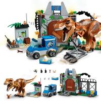 Conjuntos De Bloques Compatible Serie Dinosaurio T. Rex Breakout Indominus Rex Juguetes De Montaje Para Niños Regalos De Vacaciones Material ABS Tamaño Pequeño - details 0