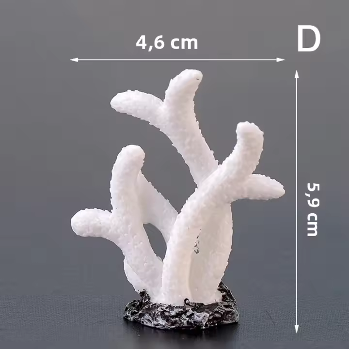 Decoración De Acuario De Coral Artificial Resina Estilo Estrella De Mar Paisaje Requien Para Juego De Mesa Y Decoración Del Hogar - 1