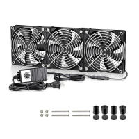 Ventilador De Enfriamiento Para Máquina BTC Con Controlador 120mm 12V 220V 3000RPM Para Chasis De Servidor Radiador De GPU VGA - details 5