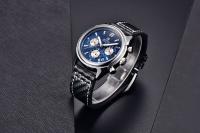 Reloj De Pulsera De Cuarzo BENYAR 2024 Para Hombre Marca De Lujo Cronógrafo Deportivo Resistente Al Agua De Acero Inoxidable Con Correa De Cuero Relojes Hombre - details 20