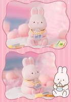 Figura De Peluche Kawaii De Conejo MOMO Bunny Serie Diaria Caja Sorpresa Decoración Creativa Para Escritorio Juguetes Para Niños - details 6