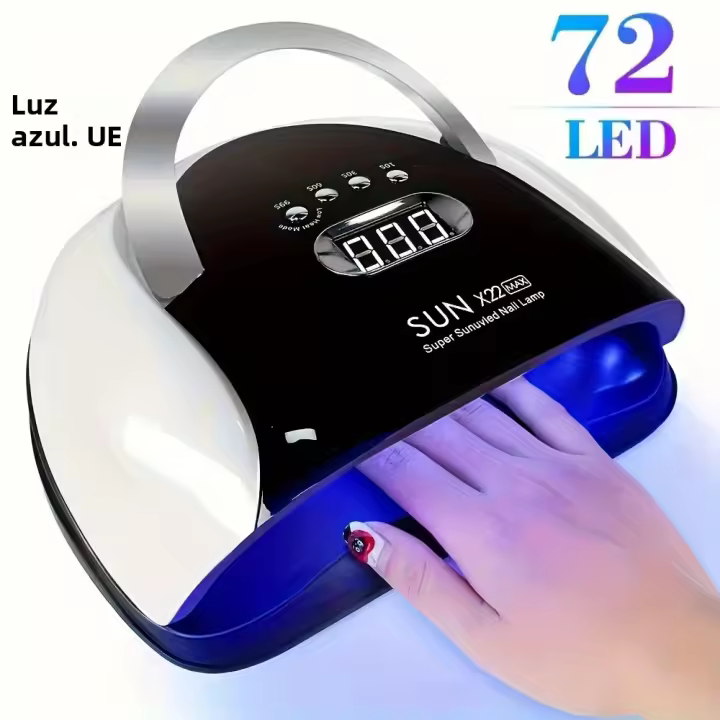 Lámpara UV LED Sun X22 Para Manicura Profesional Con 72 LEDs Secado De Esmalte De Gel Tiempo Automático Sensor Herramientas De Equipamiento - 1