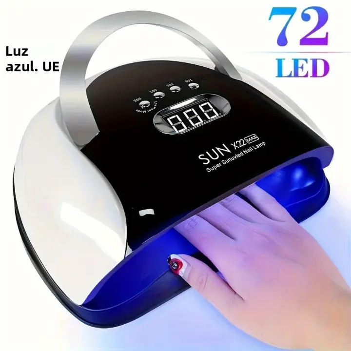 Lámpara UV LED Sun X22 Para Manicura Profesional Con 72 LEDs Secado De Esmalte De Gel Tiempo Automático Sensor Herramientas De Equipamiento - 1