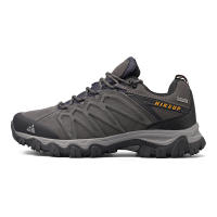 Zapatos De Senderismo De Cuero HIKEUP De Alta Calidad Duraderos Para Hombres Deportes Al Aire Libre Trekk Ing Subida Caza Zapatillas Respirables Talla True - details 12