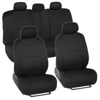 Funda universal para asiento de coche de 5 plazas, juego de 9 fundas with Cremallera, juego Plano de 4 piezas - details 1