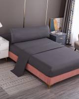 STARLEY-Sábanas lisos de verano,suave,3 Piezas,100%Poliéster,Incluye Funda de Almohada + Encimera + Bajera Ajustable,90cm hasta 150cm - details 3