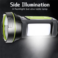 Linterna De Búsqueda LED Potente Recargable Con 2 Modos De Iluminación Torcha Eficiente Para Emergencias Senderismo Camping - details 4