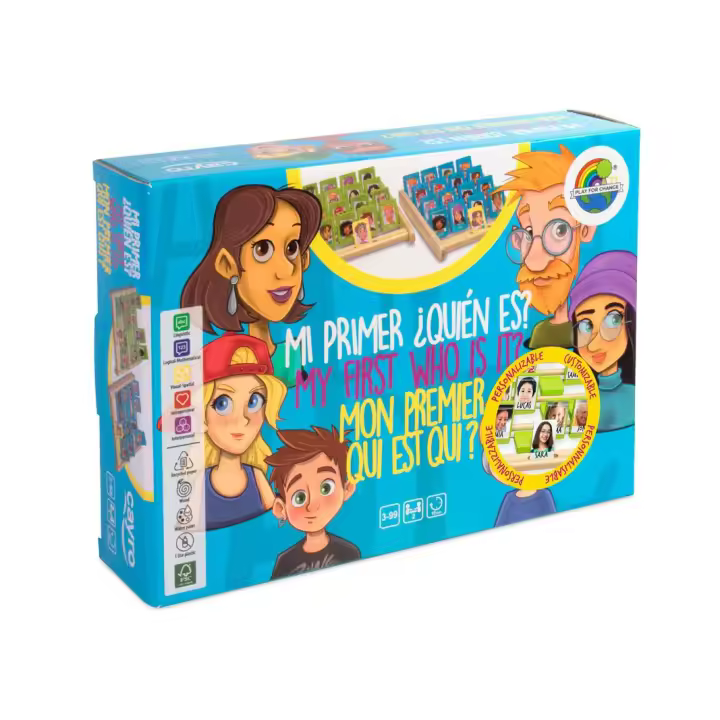 Juego de mesa Mi Primer Quien es - Divertido juego tradicional de adivinanzas en español - 1