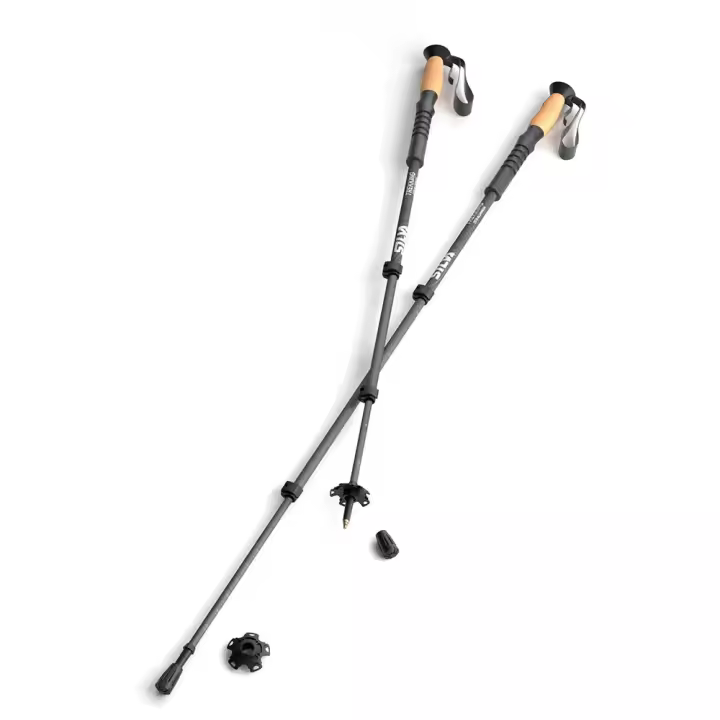 Silva Bastones Aluminium Cork Negro Unisex - 1